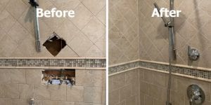 tile water damage restoration in Clark MO