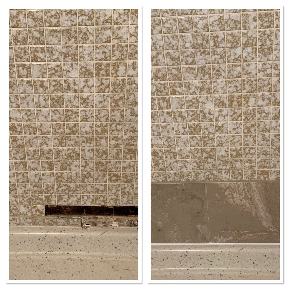 discolored shower grout St. Louis MO
