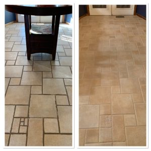 tile grout color sealing in Chesterfield MO