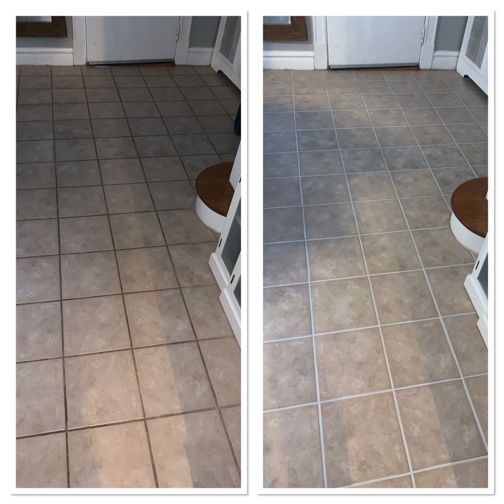 Chesterfield MO grout clean and seal