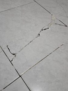 cracked tile floor repair in St Louis