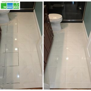 grout cleaning project in Manchester, MO